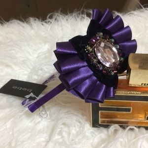 🆕 Bebe🍬satin and gemstone 💎 headband